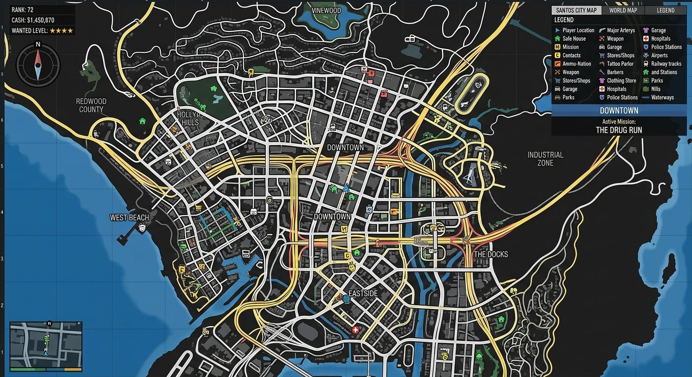 GTA 6 Map Size Leaked Locations Vice City and Beyond