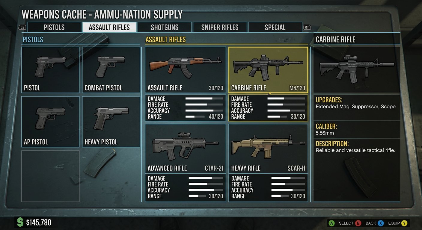 GTA 5 Best Weapons Guns Ranked Tier List